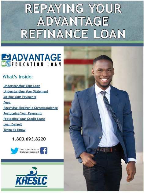 Advantage Refinance Loan repayment information booklet cover