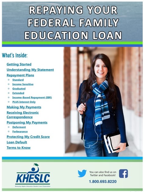 Repaying Your Federal Family Education Loan cover page